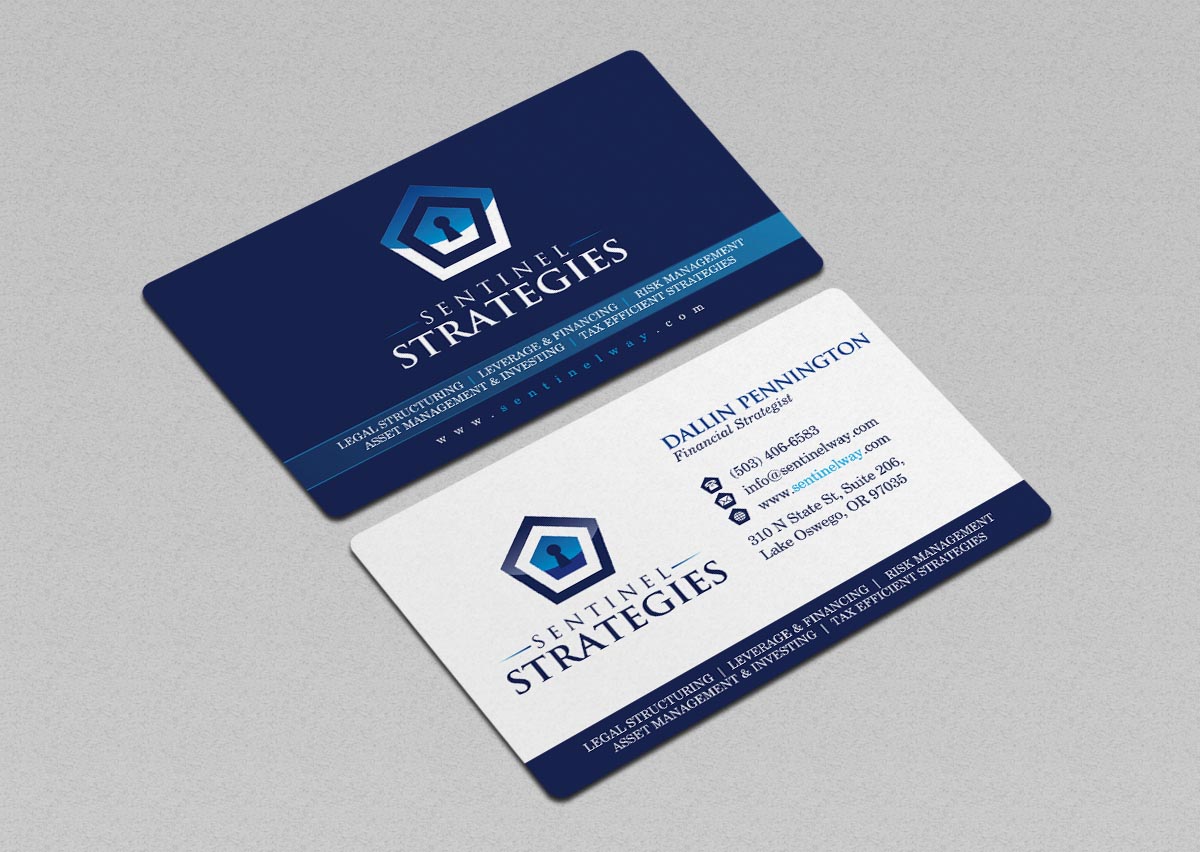 Business Card Design by INDIAN_Ashok for Sentinel Way | Design #26537433