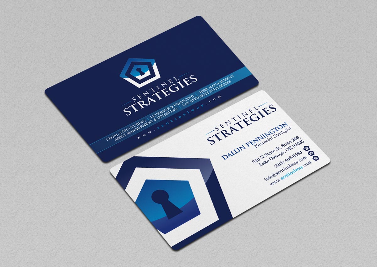 Business Card Design by INDIAN_Ashok for Sentinel Way | Design #26537434