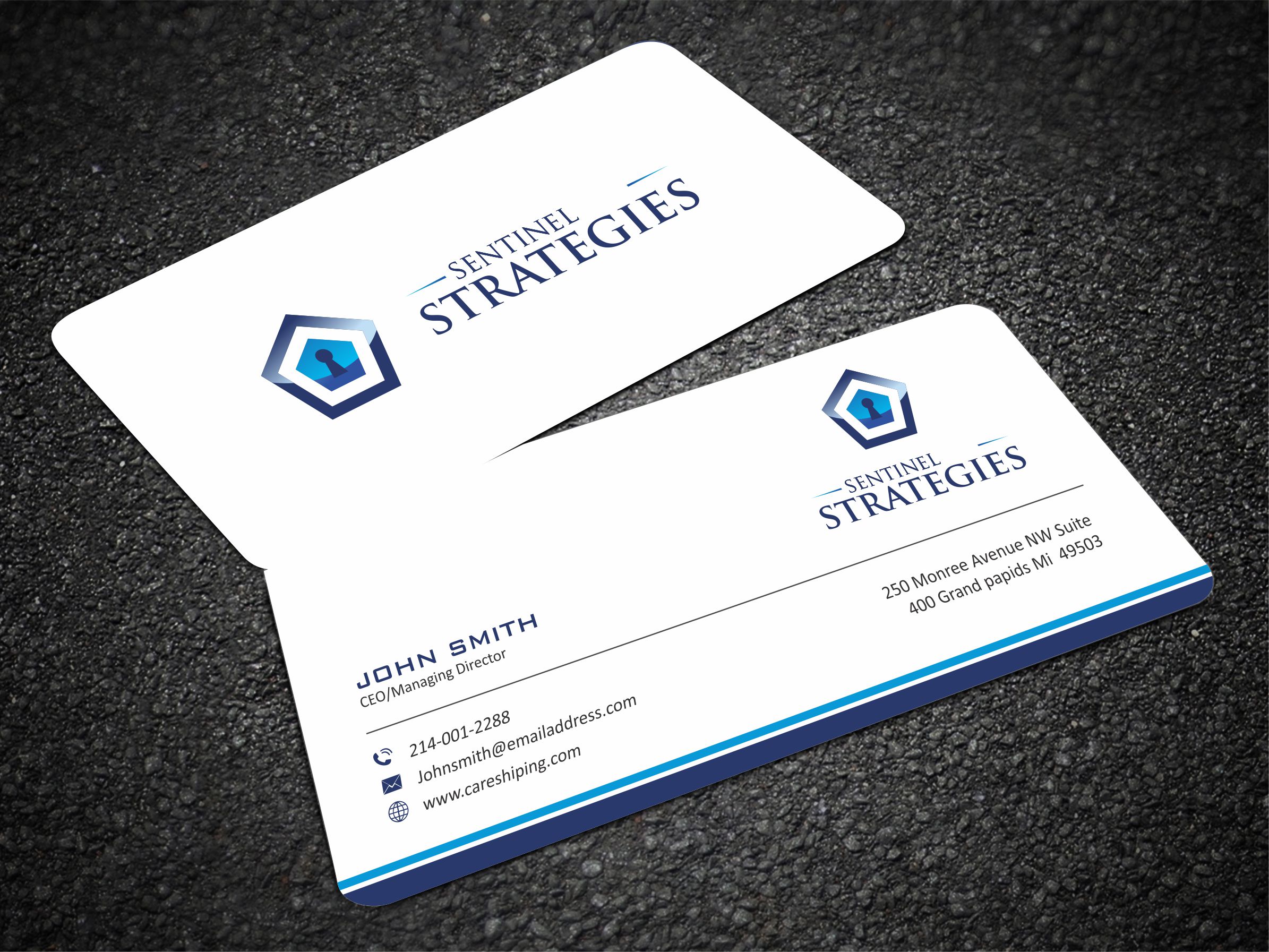 Business Card Design by Crea8iveMind for Sentinel Way | Design #26543224