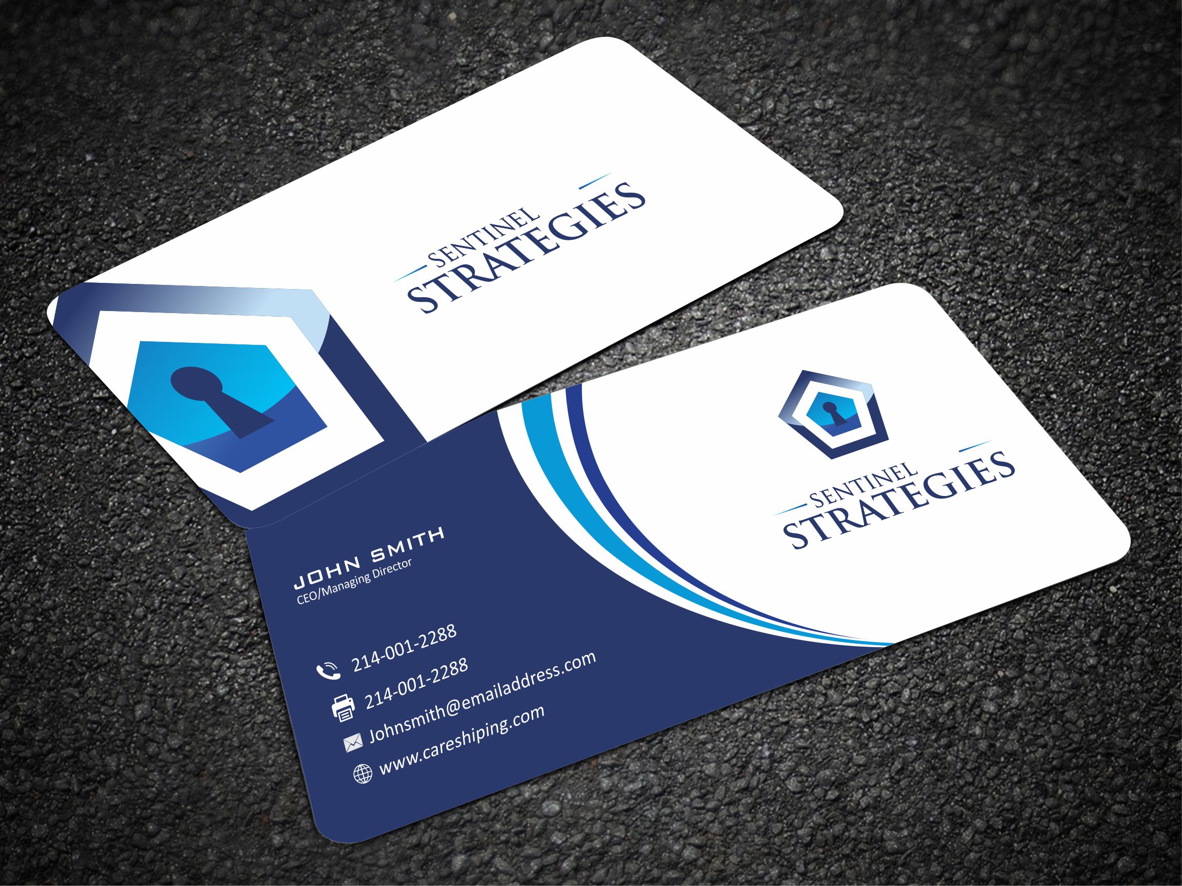 Visitenkarten-Design von Crea8iveMind für Sentinel Way | Design #26543225