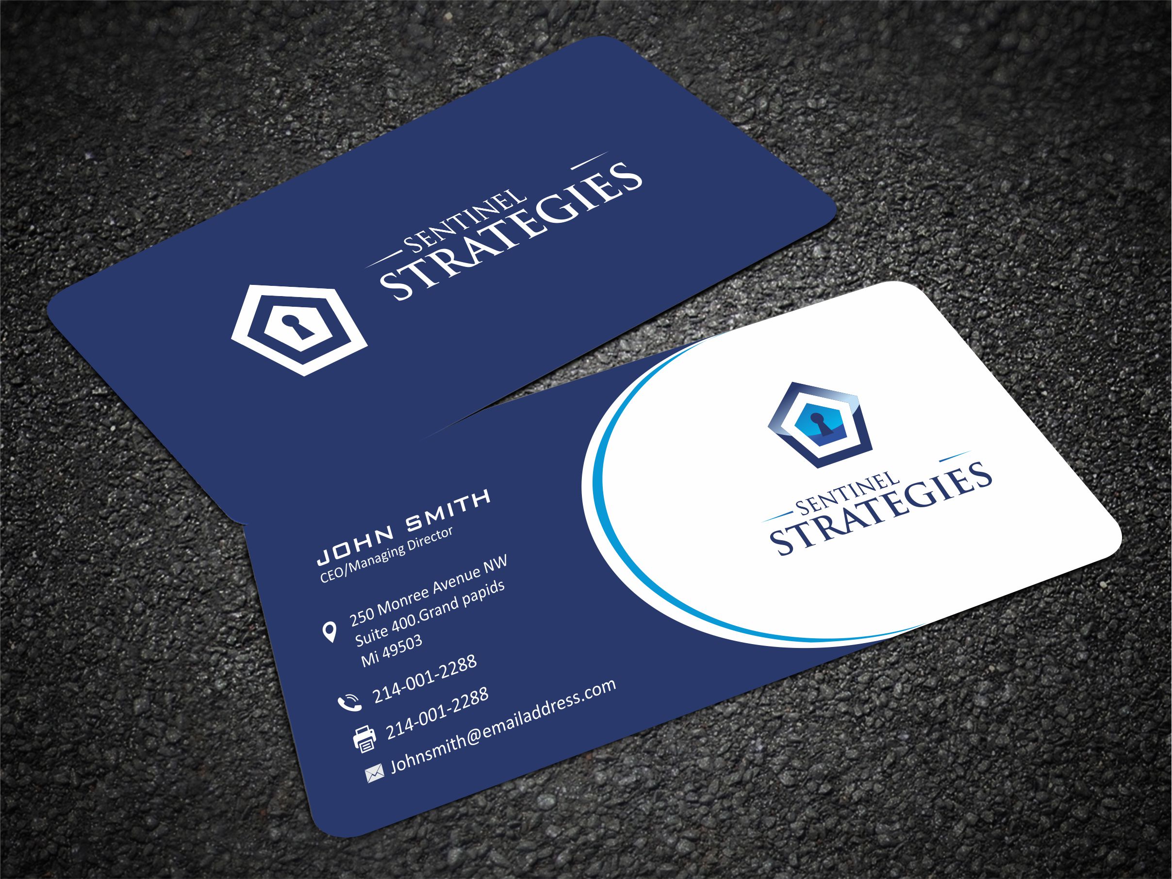 Visitenkarten-Design von Crea8iveMind für Sentinel Way | Design #26543226