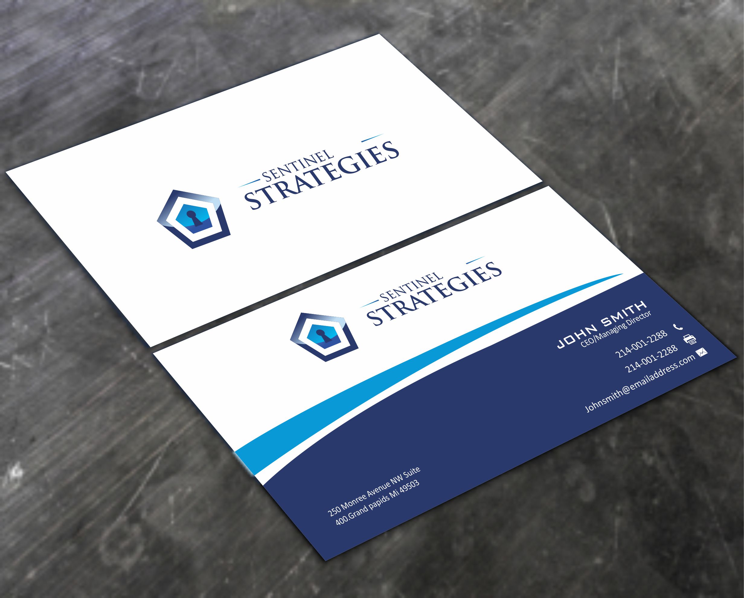 Visitenkarten-Design von Crea8iveMind für Sentinel Way | Design #26543229
