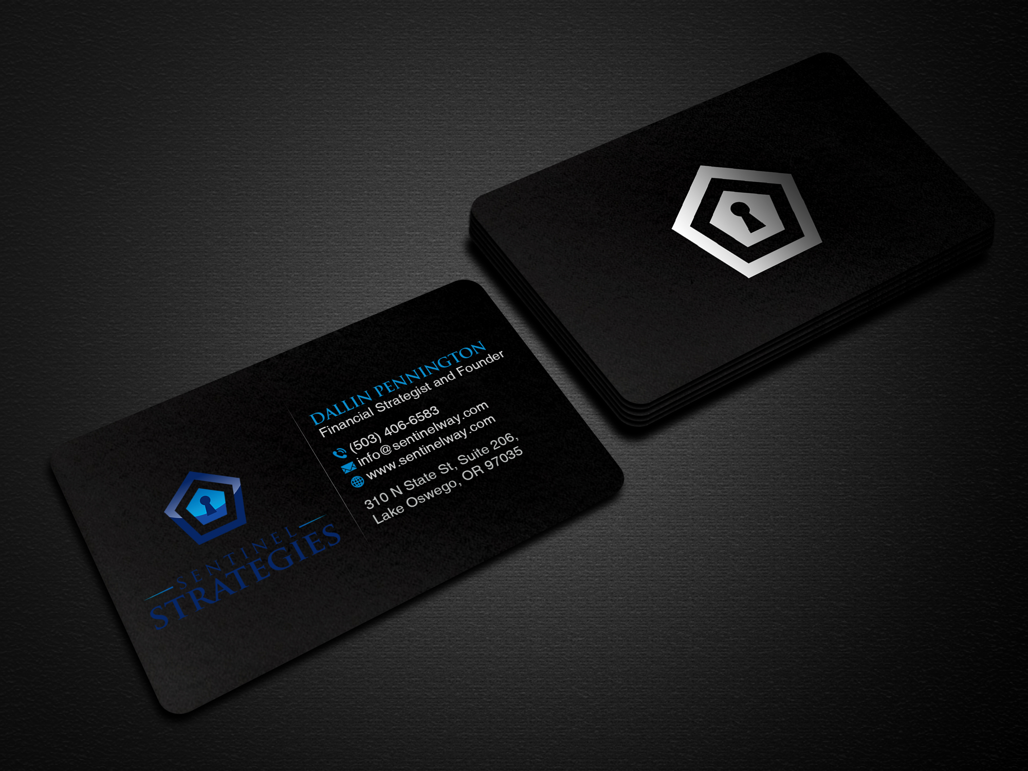 Visitenkarten-Design von Creations Box 2015 für Sentinel Way | Design #26543434