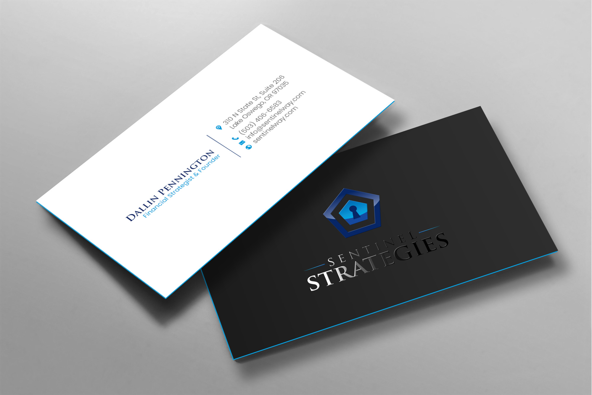 Business Card Design by chandrayaan.creative for Sentinel Way | Design #26544463