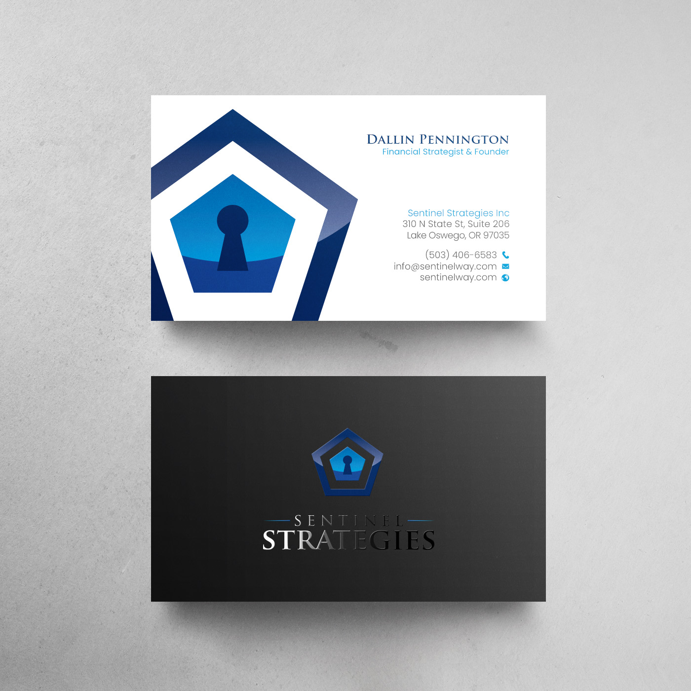 Business Card Design by chandrayaan.creative for Sentinel Way | Design #26544464