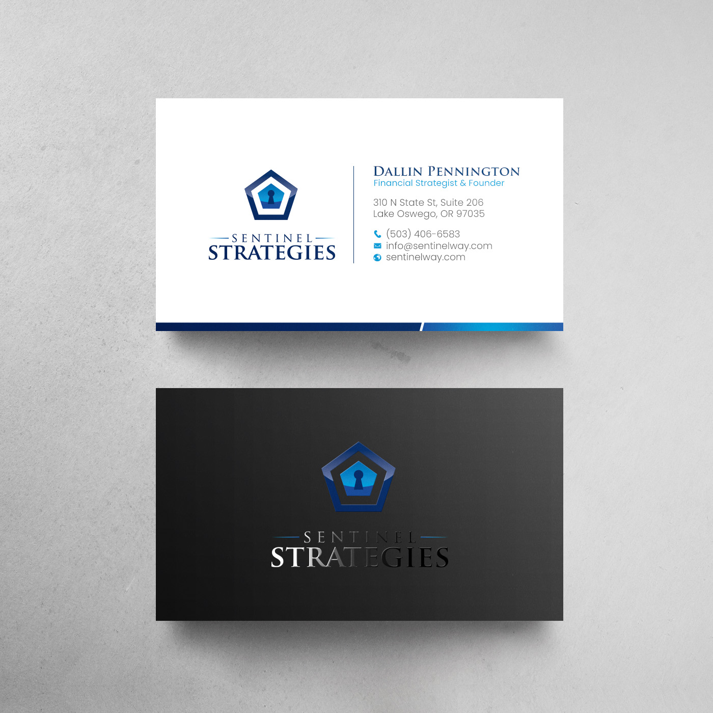 Business Card Design by chandrayaan.creative for Sentinel Way | Design #26544469