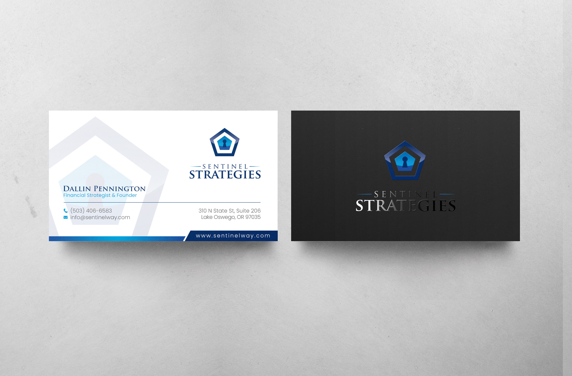 Business Card Design by chandrayaan.creative for Sentinel Way | Design #26544477