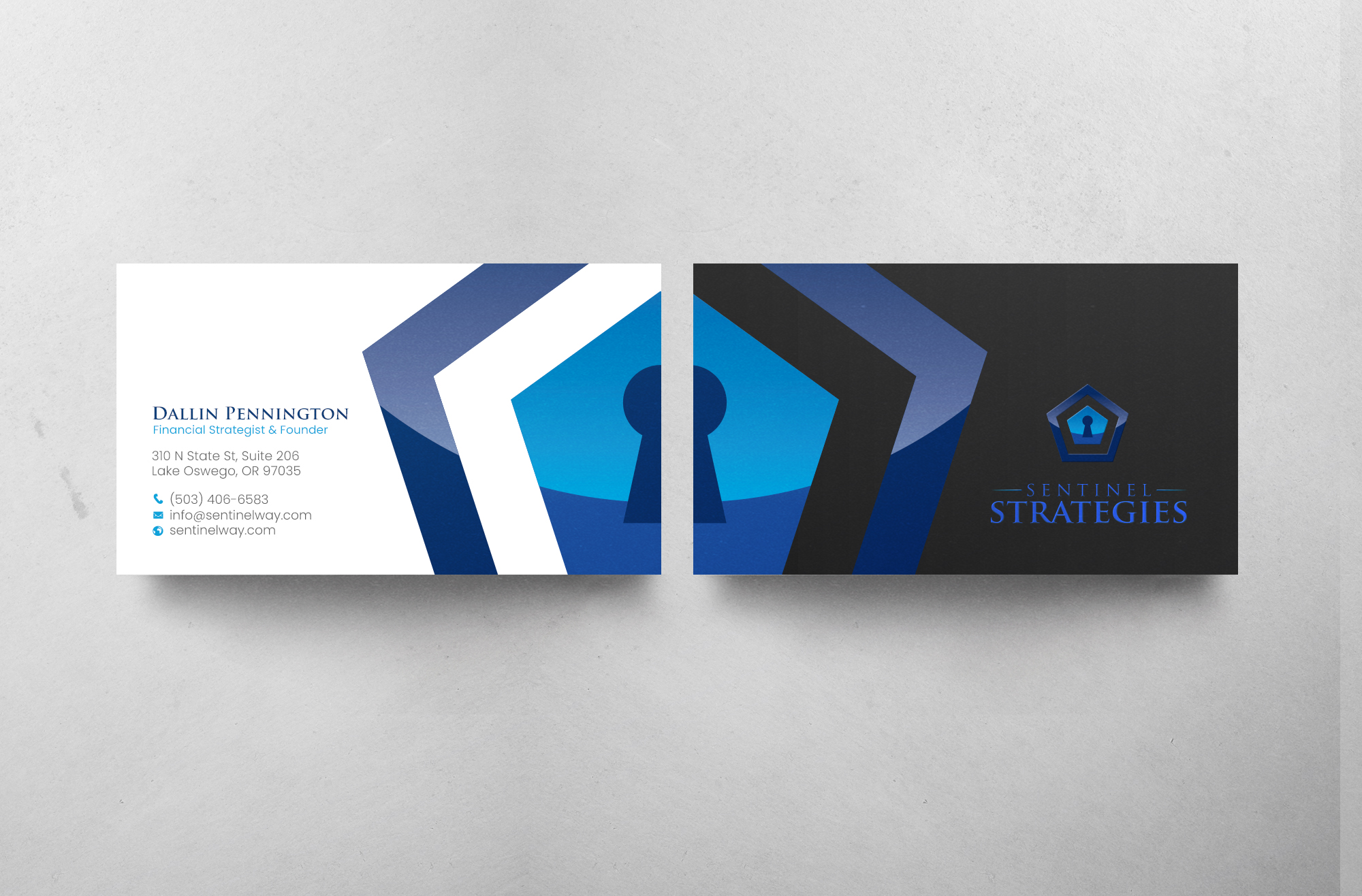 Diseño de Tarjeta de Presentación por chandrayaan.creative para Sentinel Way | Diseño #26576835