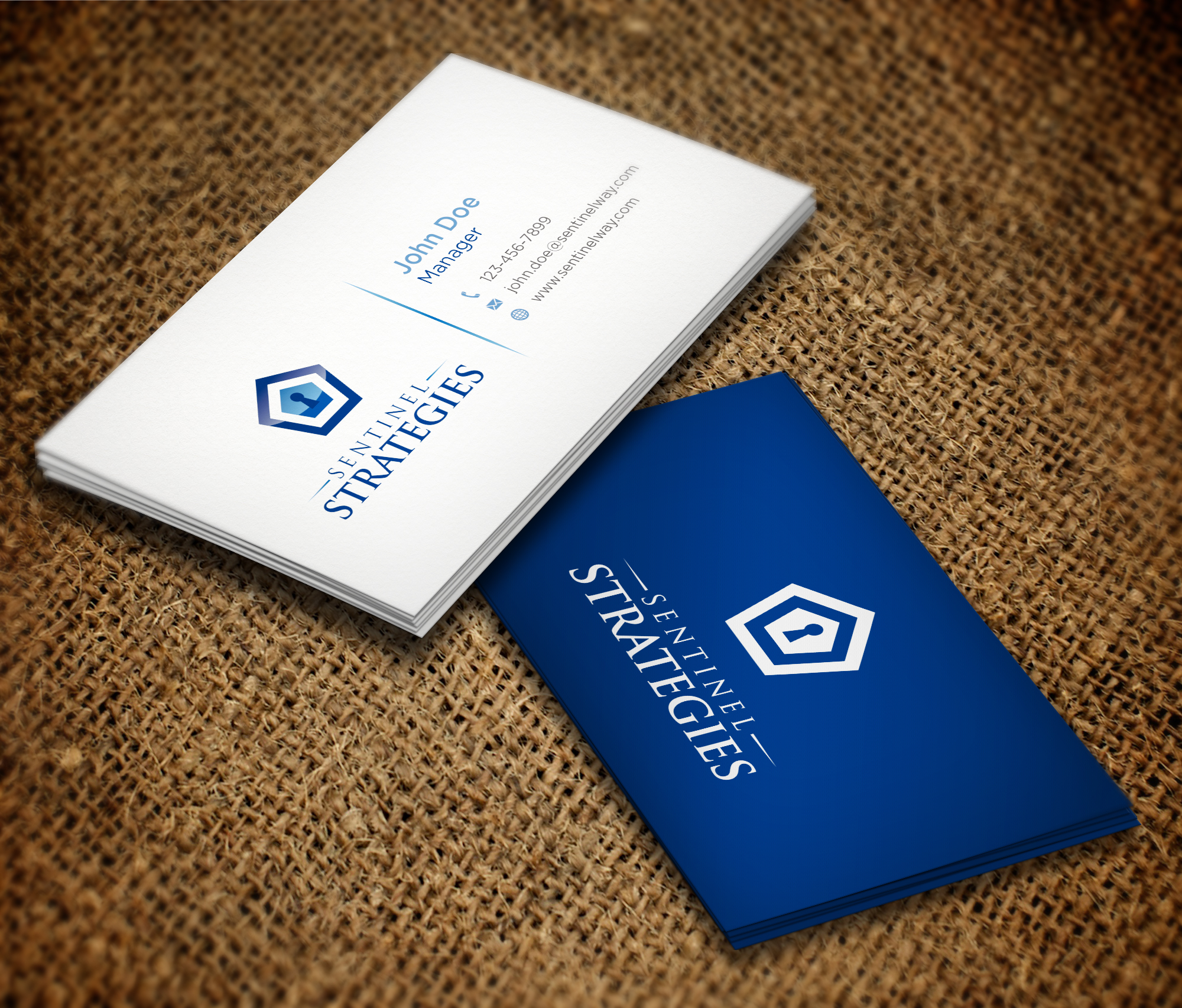Business Card Design by haru_ichiban for Sentinel Way | Design #26541642