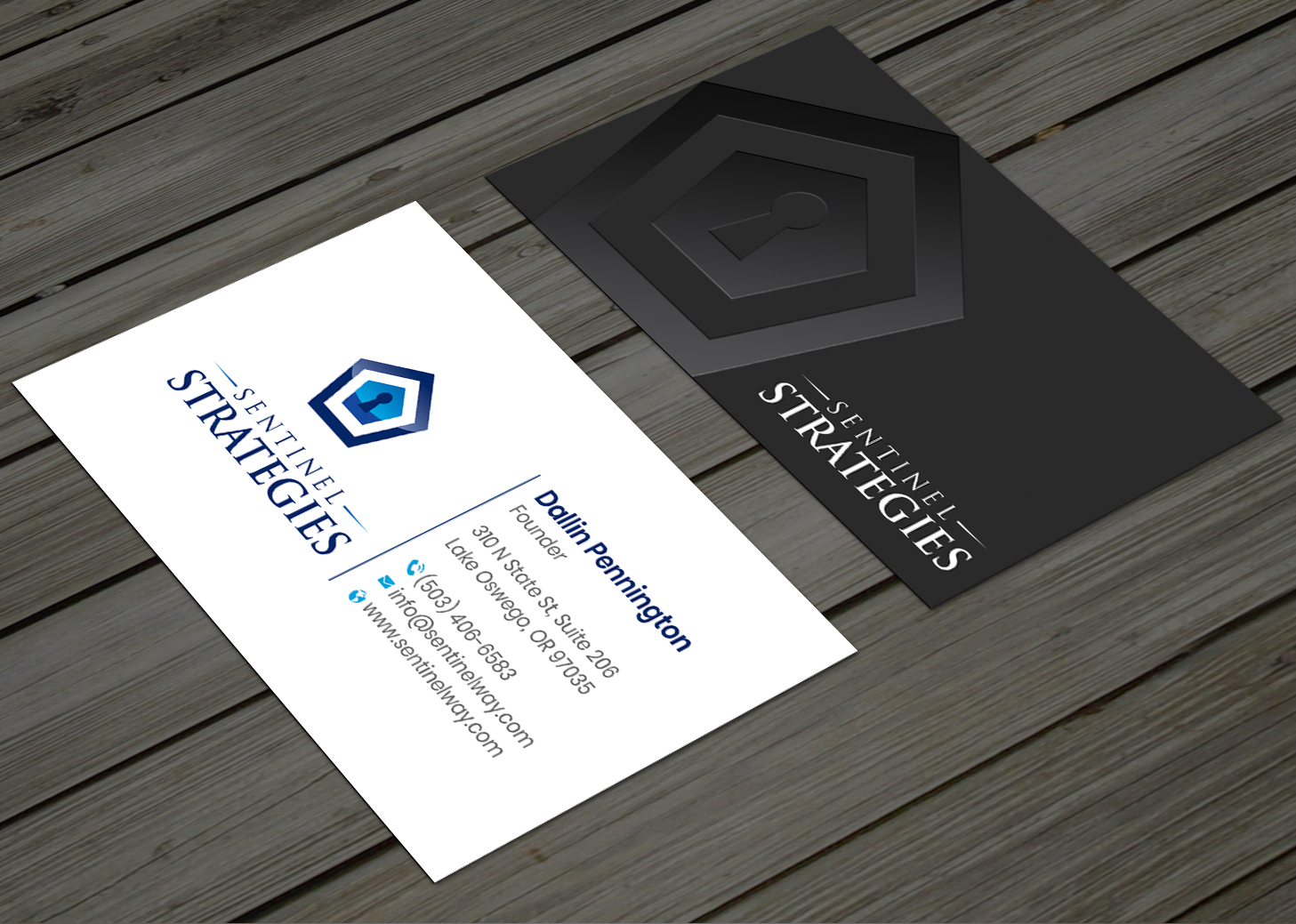 Business Card Design by DesignShout for Sentinel Way | Design #26555927