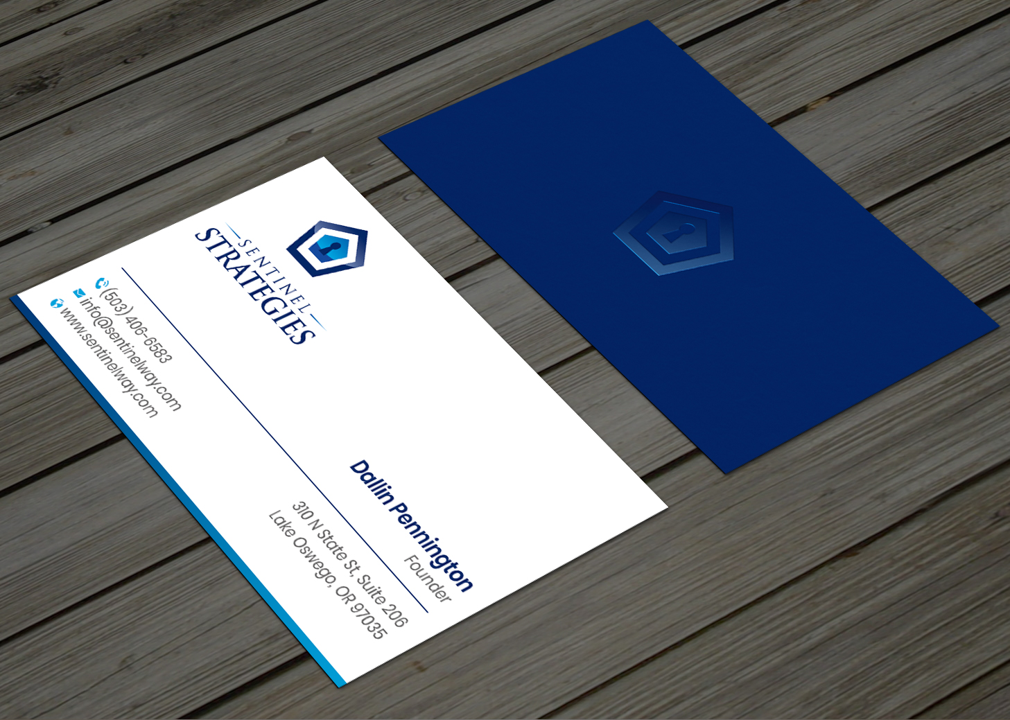 Design de Carte de Visite par DesignShout pour Sentinel Way | Design #26556158