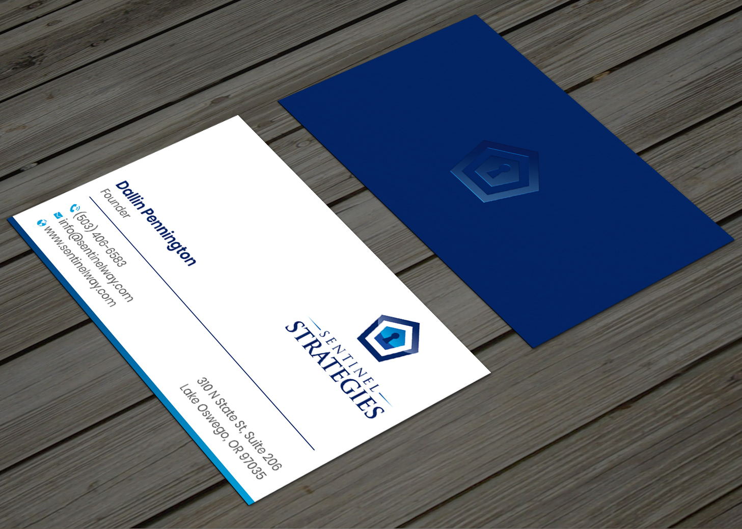 Design de Carte de Visite par DesignShout pour Sentinel Way | Design #26556160