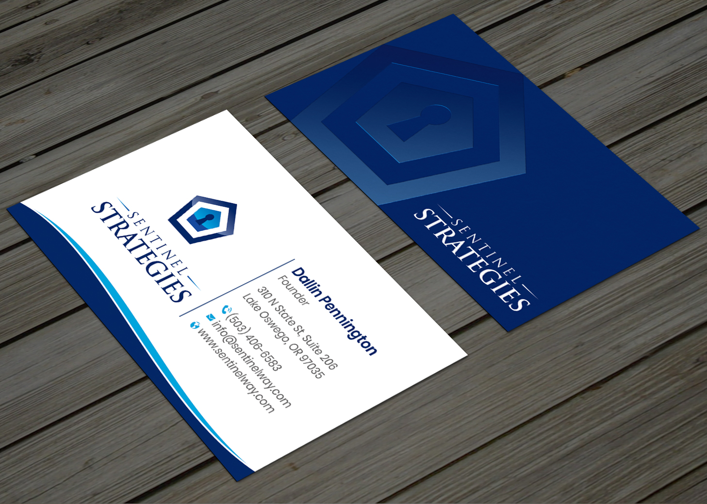 Design de Carte de Visite par DesignShout pour Sentinel Way | Design #26556179