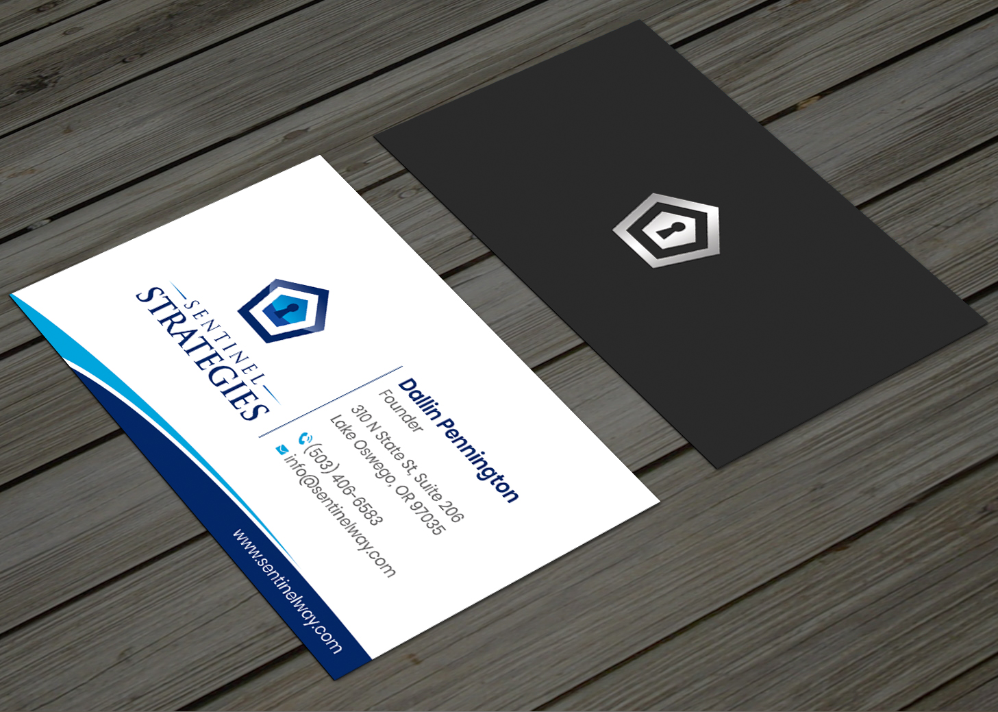 Business Card Design by DesignShout for Sentinel Way | Design #26558105