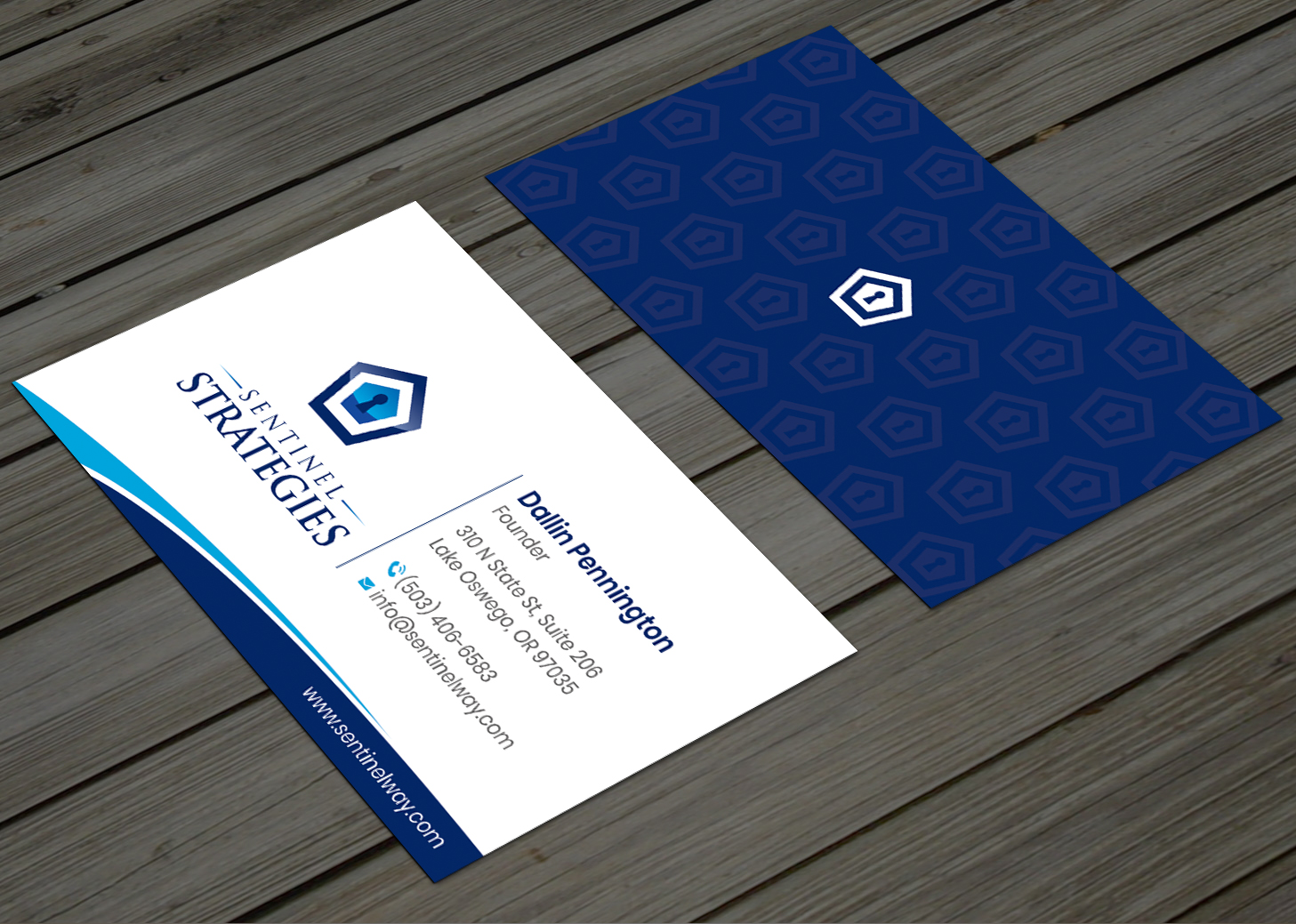 Business Card Design by DesignShout for Sentinel Way | Design #26558108