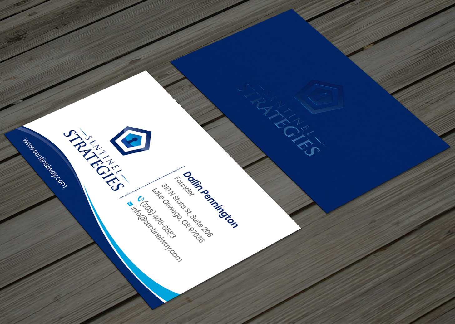 Diseño de Tarjeta de Presentación por DesignShout para Sentinel Way | Diseño #26558174