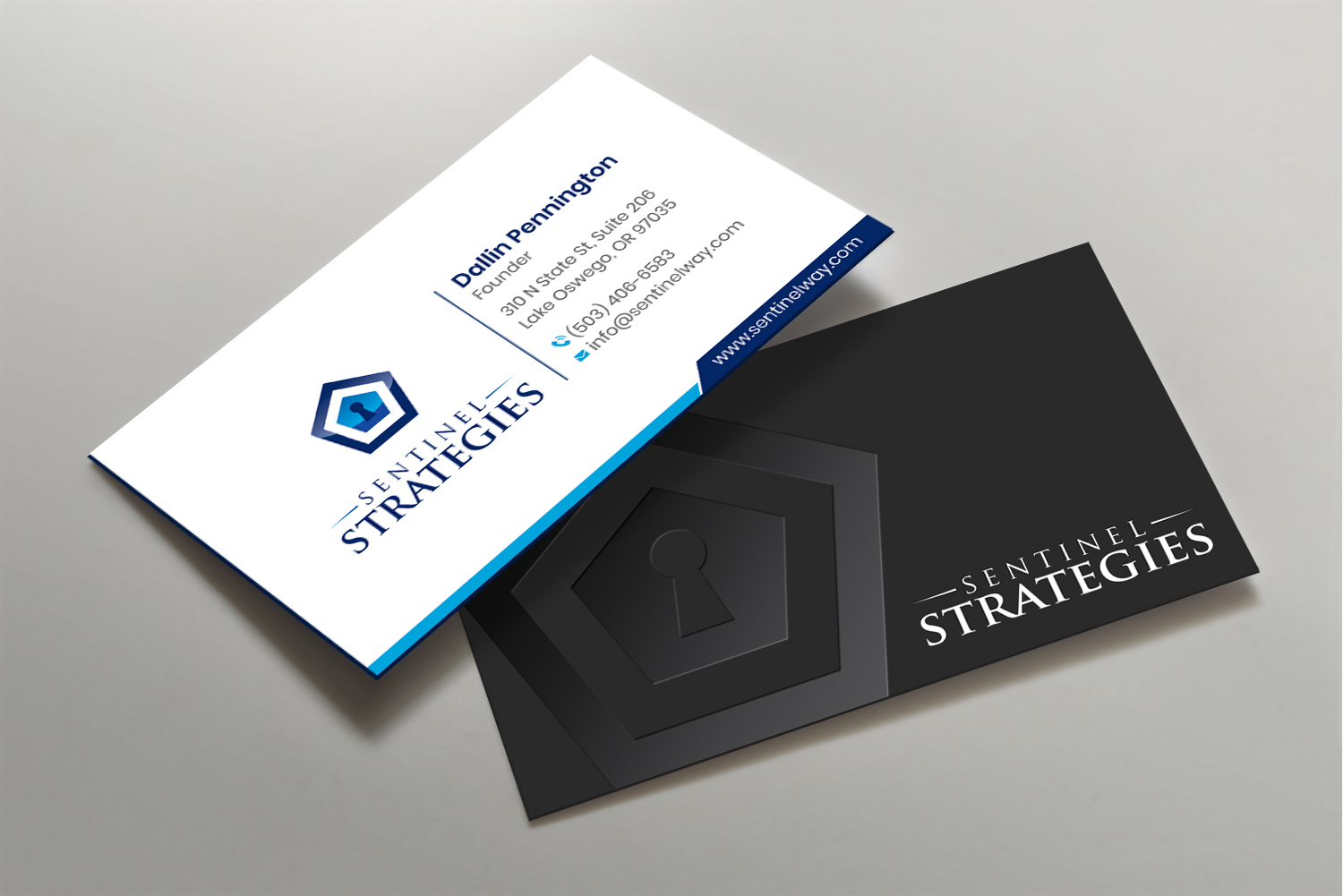 Business Card Design by DesignShout for Sentinel Way | Design #26558244