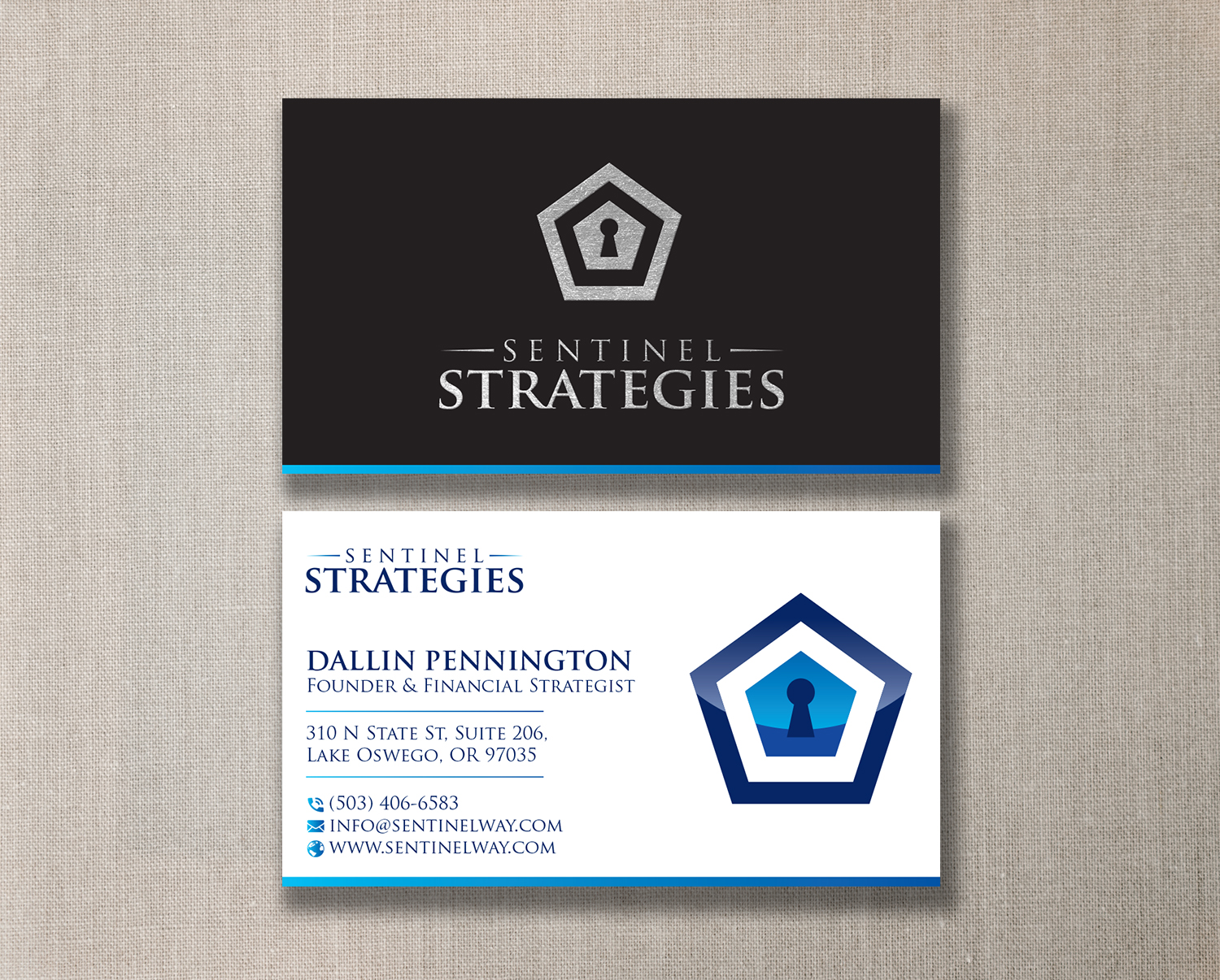 Business Card Design by nurulhasan.iou for Sentinel Way | Design #26564334