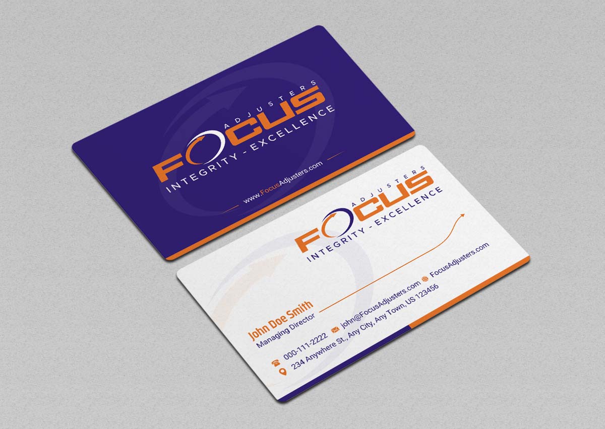 Visitenkarten-Design von INDIAN_Ashok für Fort Orange Claim Service, Inc. | Design #26536238
