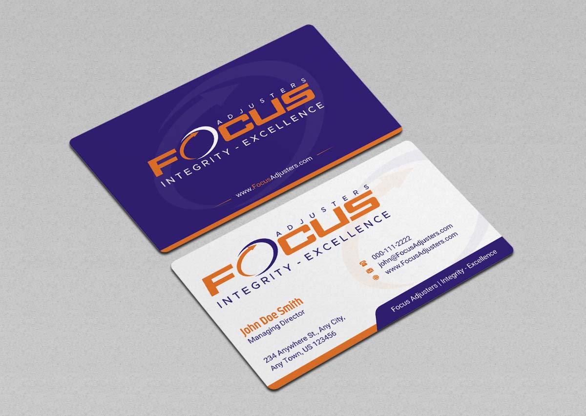 Visitenkarten-Design von INDIAN_Ashok für Fort Orange Claim Service, Inc. | Design #26536239