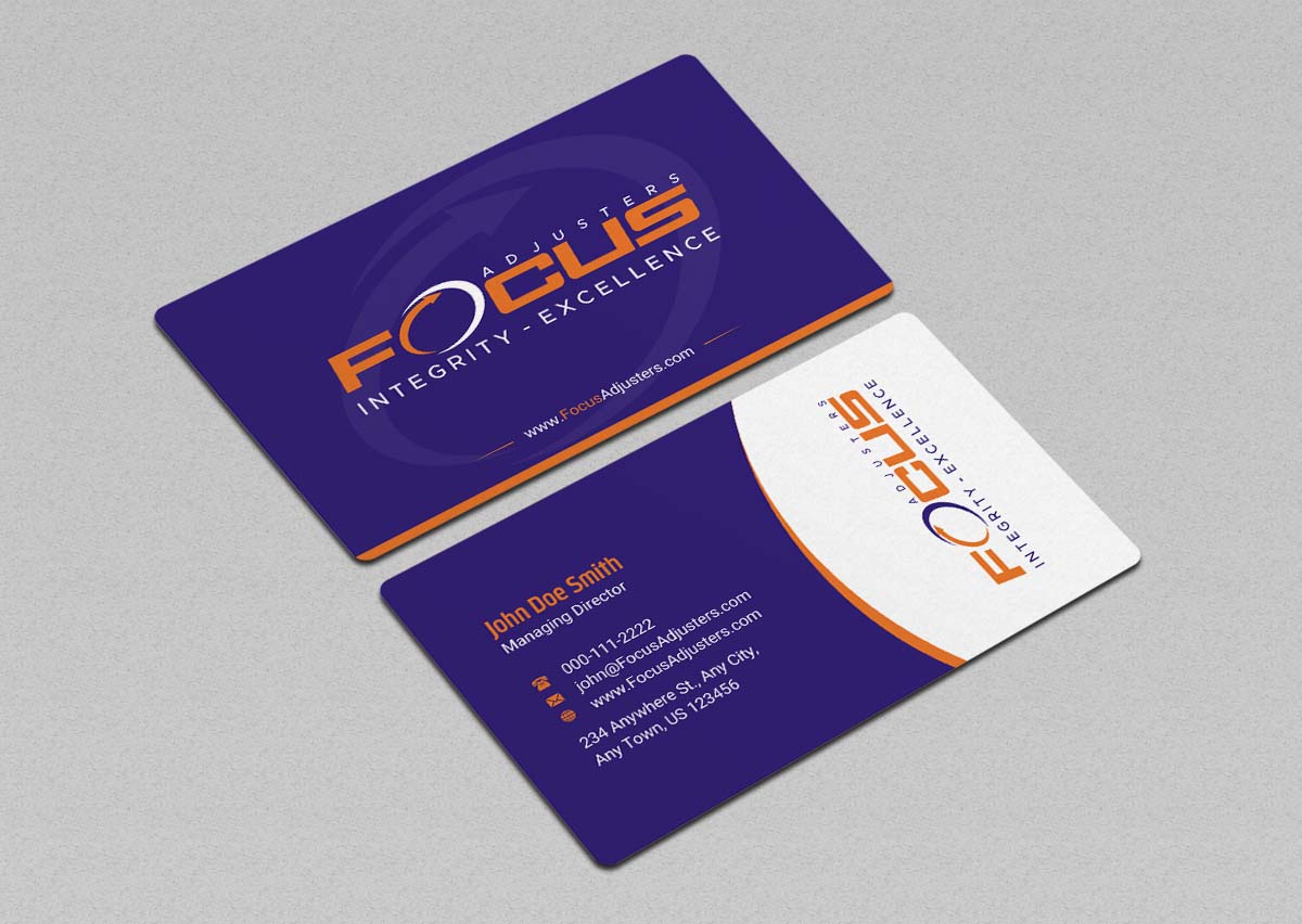 Visitenkarten-Design von INDIAN_Ashok für Fort Orange Claim Service, Inc. | Design #26536241