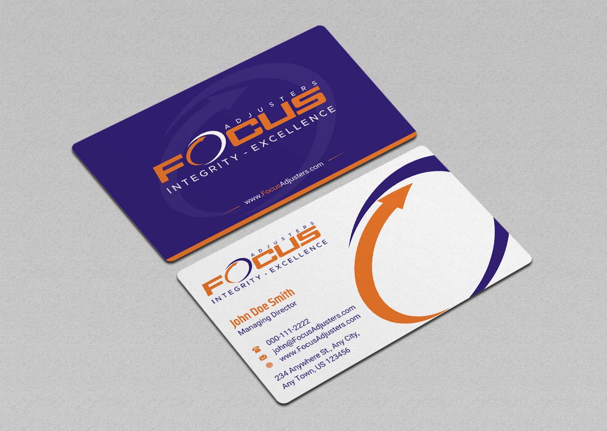 Visitenkarten-Design von INDIAN_Ashok für Fort Orange Claim Service, Inc. | Design #26536242
