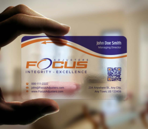 Business Card Design by INDIAN_Ashok for Fort Orange Claim Service, Inc. | Design: #26536244