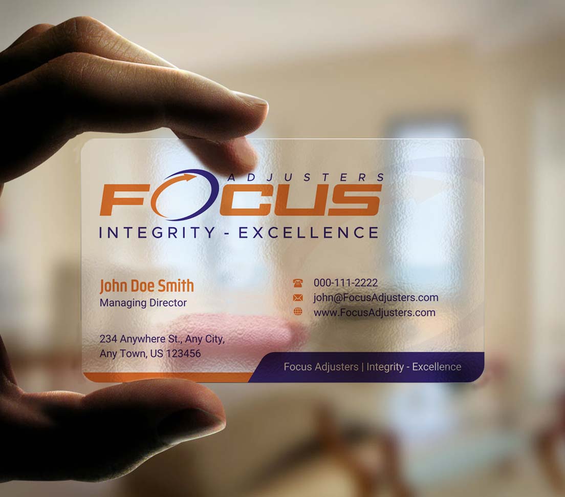 Visitenkarten-Design von INDIAN_Ashok für Fort Orange Claim Service, Inc. | Design #26536249