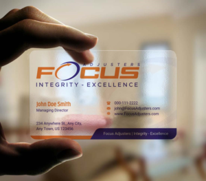 Business Card Design by INDIAN_Ashok for Fort Orange Claim Service, Inc. | Design: #26536249