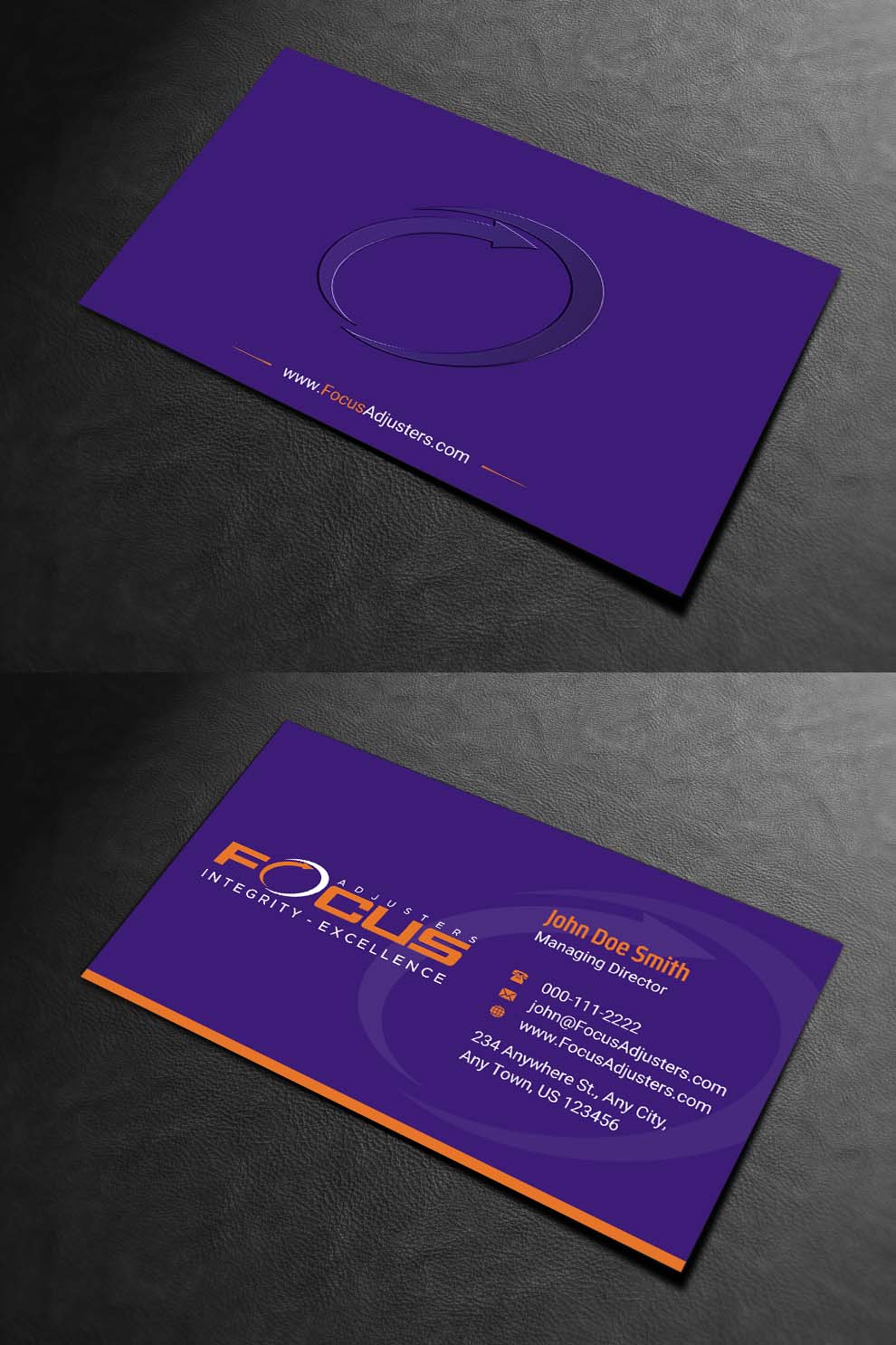 Visitenkarten-Design von INDIAN_Ashok für Fort Orange Claim Service, Inc. | Design #26536257