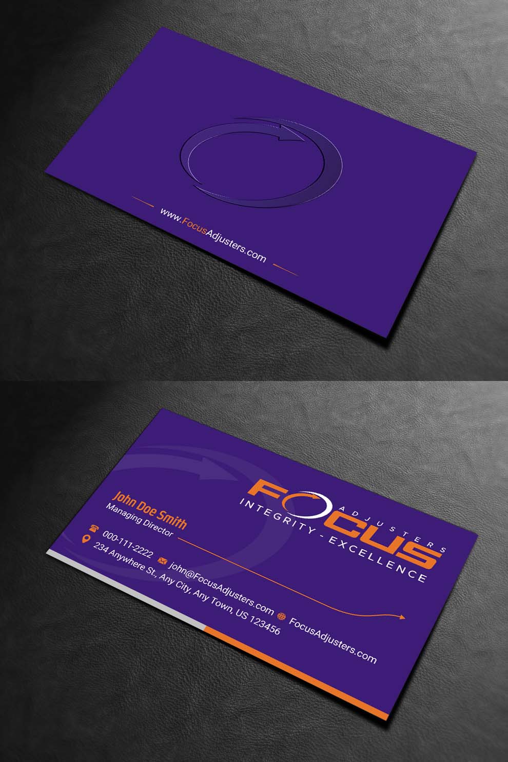 Visitenkarten-Design von INDIAN_Ashok für Fort Orange Claim Service, Inc. | Design #26536258