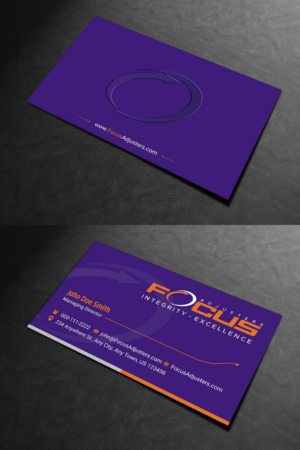 Business Card Design by INDIAN_Ashok for Fort Orange Claim Service, Inc. | Design: #26536258