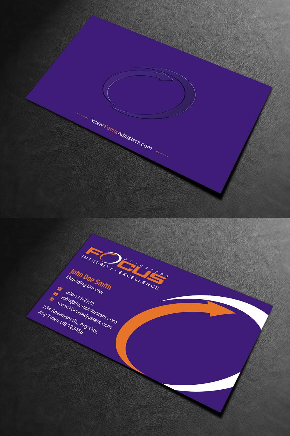 Business Card Design by INDIAN_Ashok for Fort Orange Claim Service, Inc. | Design #26536260