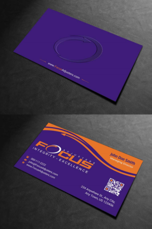Business Card Design by INDIAN_Ashok for Fort Orange Claim Service, Inc. | Design: #26536261