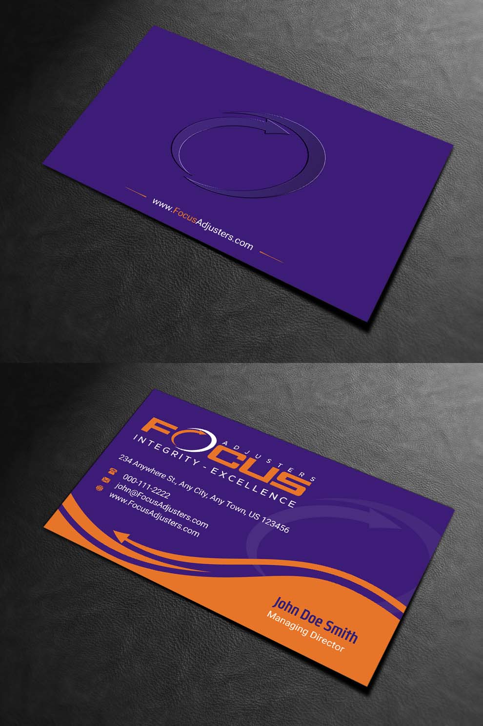Business Card Design by INDIAN_Ashok for Fort Orange Claim Service, Inc. | Design #26536262