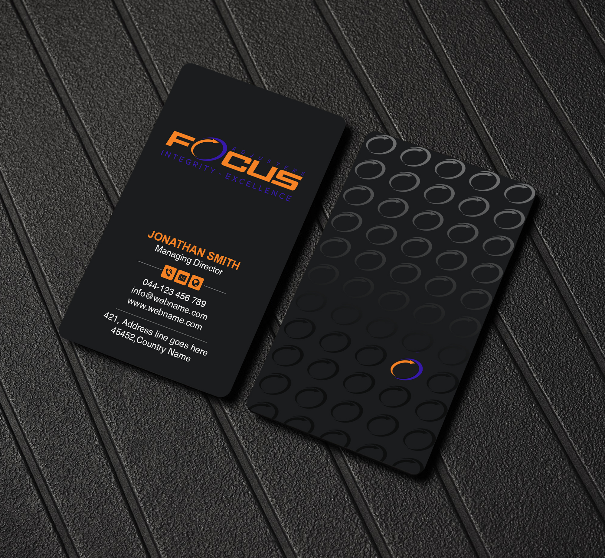 Business Card Design by Creations Box 2015 for Fort Orange Claim Service, Inc. | Design #26546442