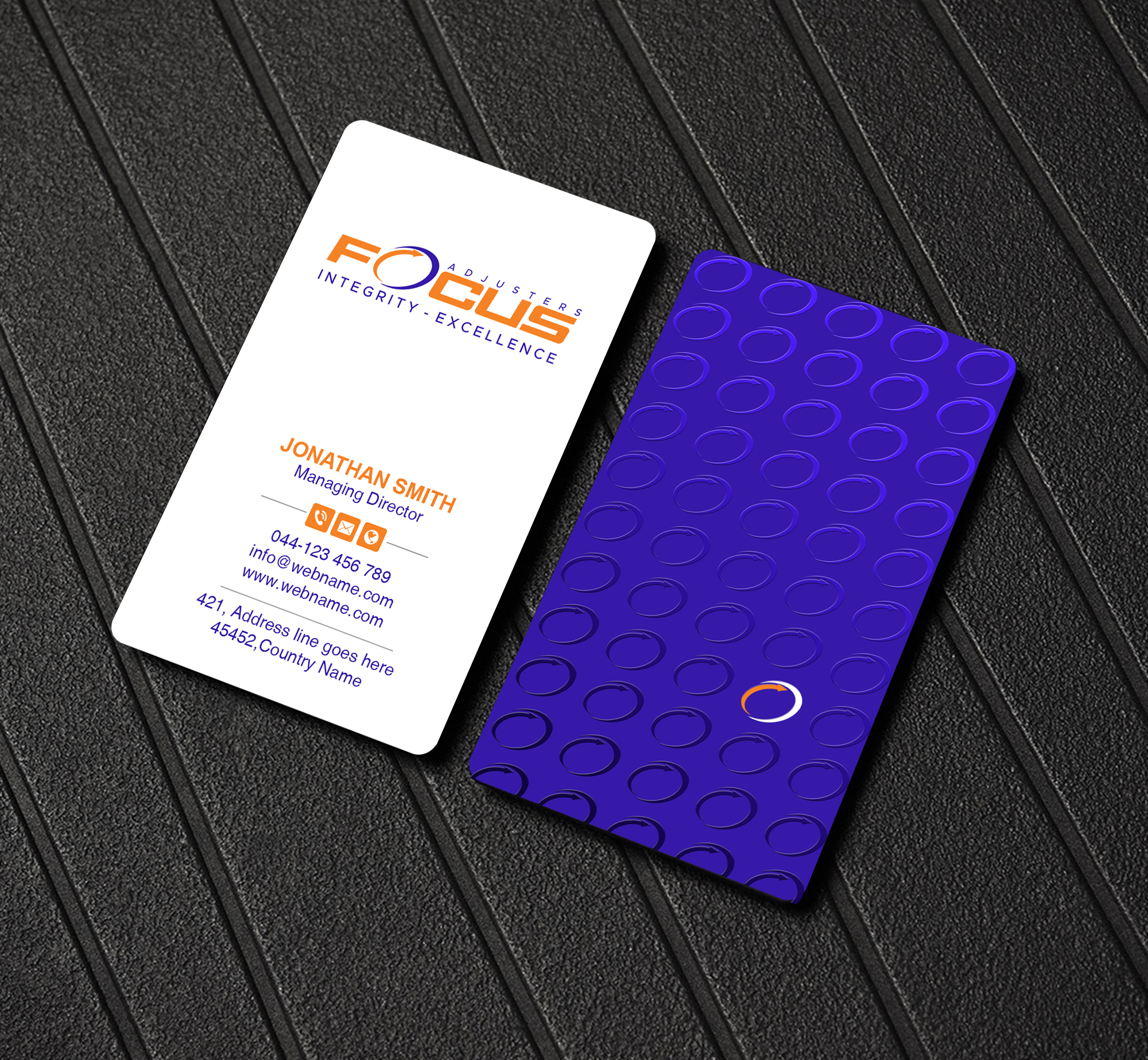 Business Card Design by Creations Box 2015 for Fort Orange Claim Service, Inc. | Design #26546444