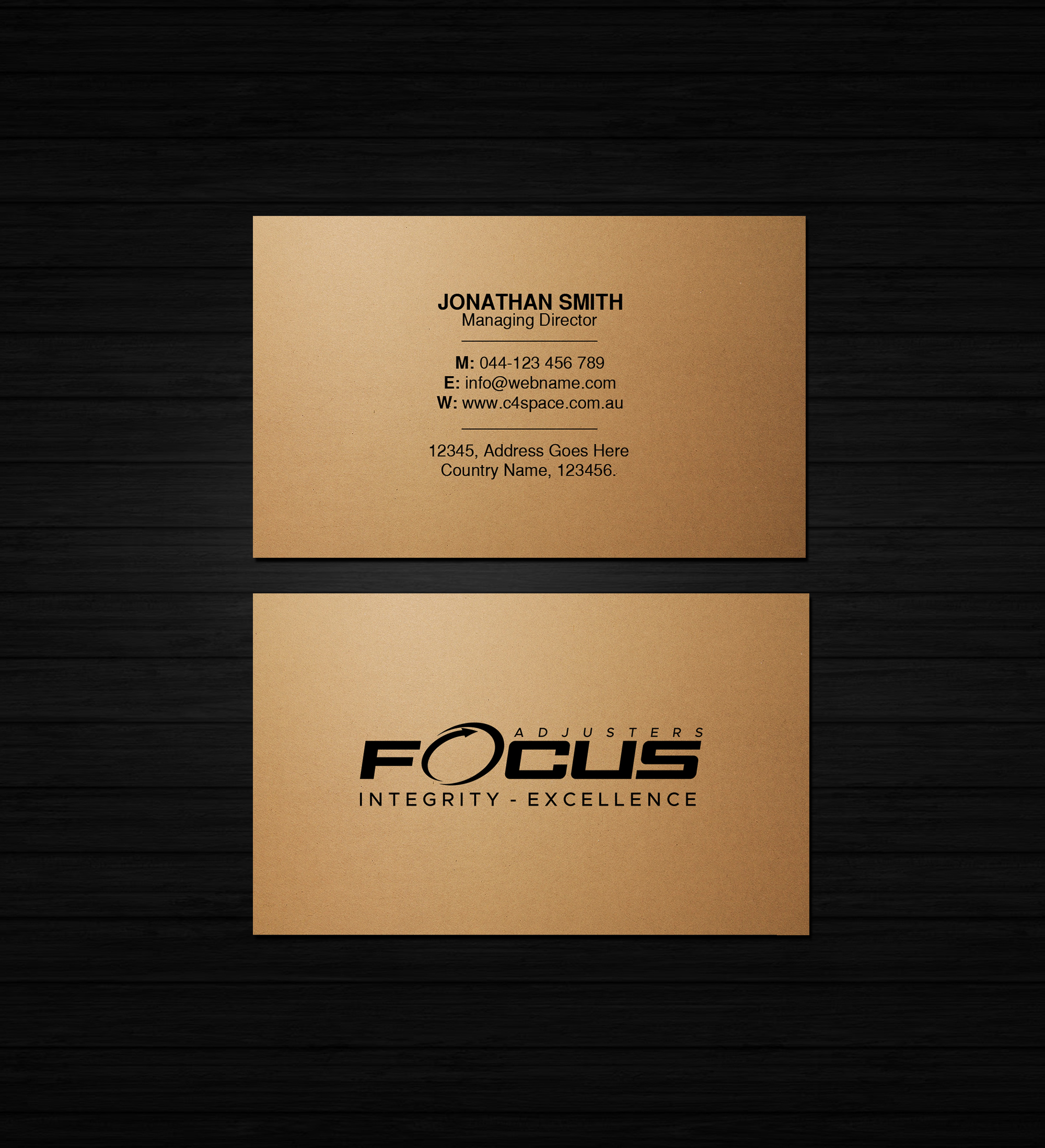 Business Card Design by Creations Box 2015 for Fort Orange Claim Service, Inc. | Design #26546454