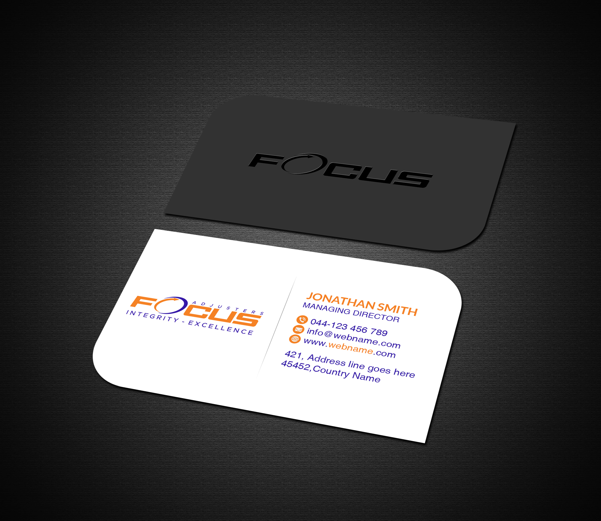 Business Card Design by Creations Box 2015 for Fort Orange Claim Service, Inc. | Design #26546456