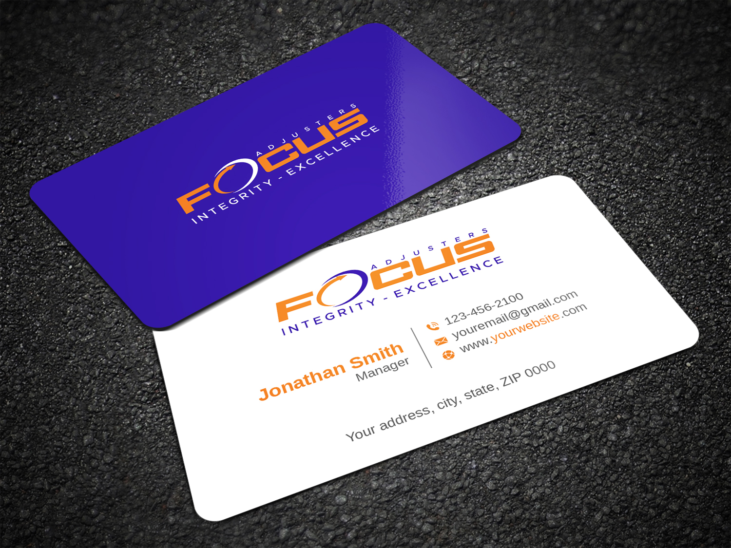 Visitenkarten-Design von LAXMI DESIGNHUB für Fort Orange Claim Service, Inc. | Design #26536875