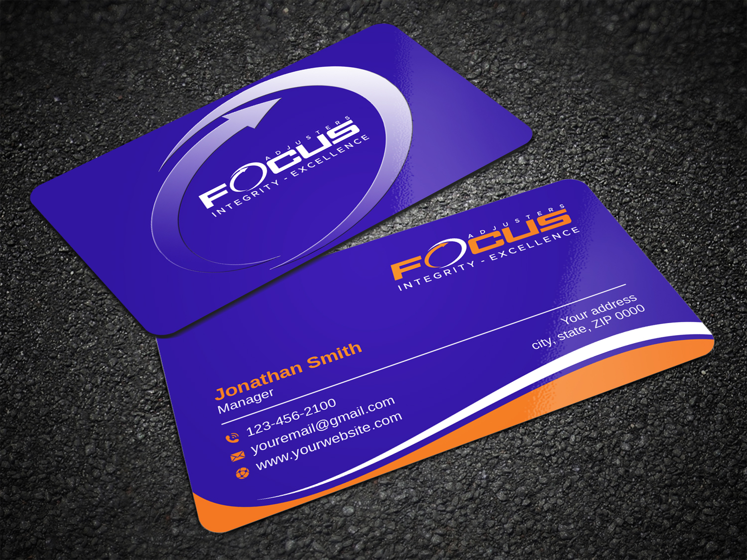 Business Card Design by LAXMI DESIGNHUB for Fort Orange Claim Service, Inc. | Design #26536936