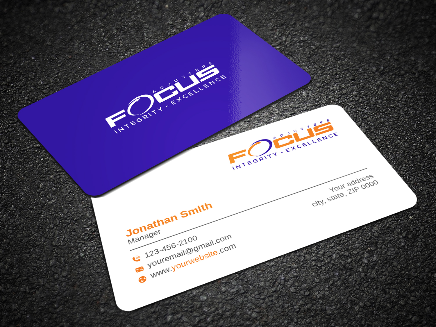 Business Card Design by LAXMI DESIGNHUB for Fort Orange Claim Service, Inc. | Design #26536940