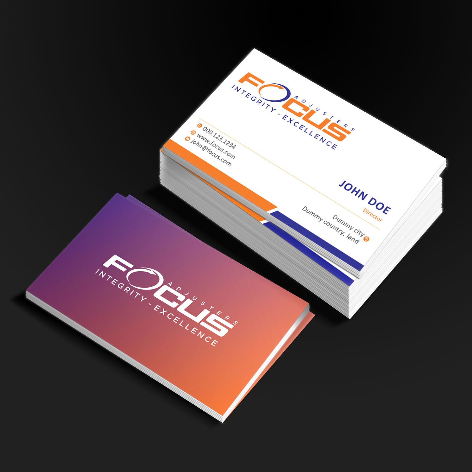 Diseño de Tarjeta de Presentación por Creative Jiniya para Fort Orange Claim Service, Inc. | Diseño #26536496