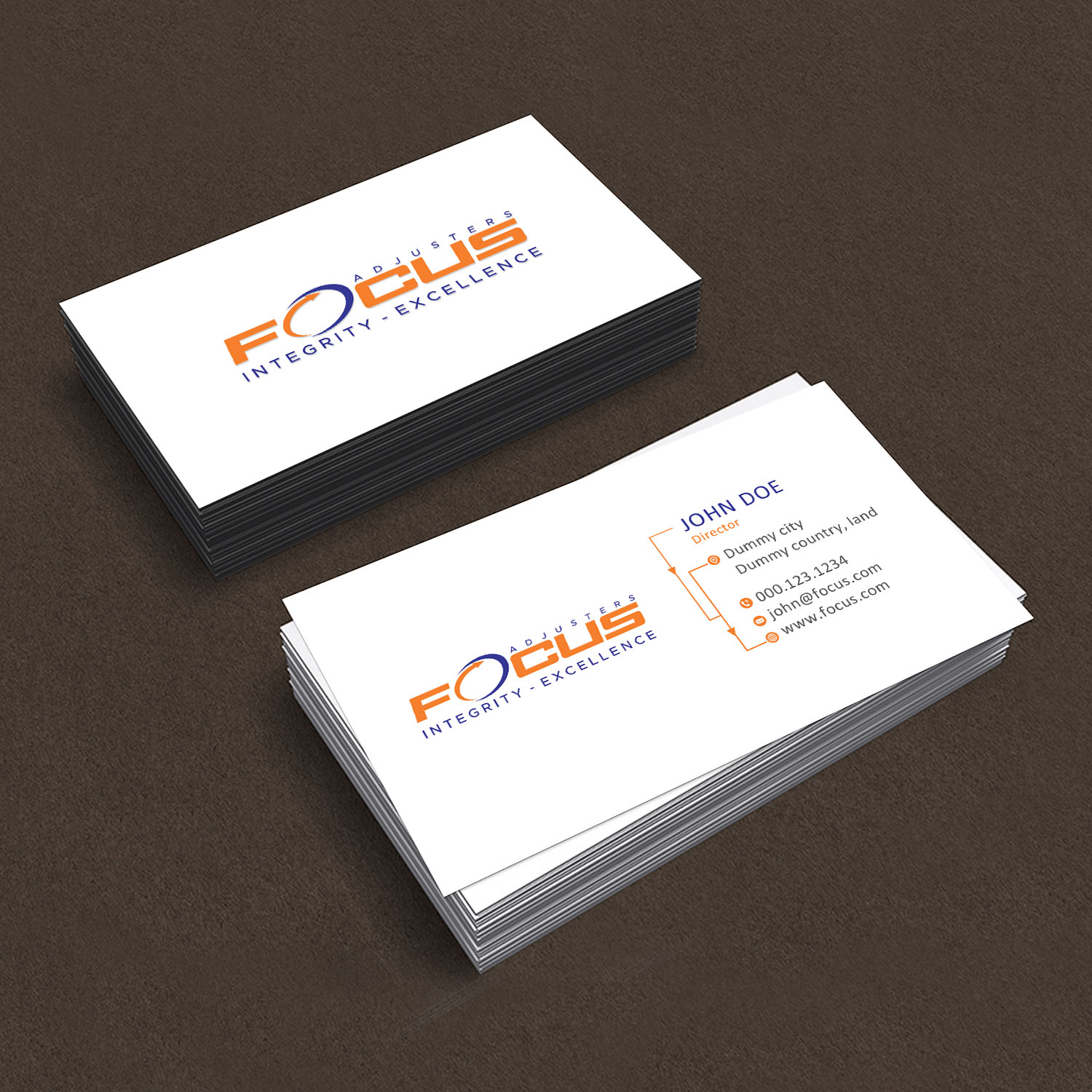 Design de Carte de Visite par Creative Jiniya pour Fort Orange Claim Service, Inc. | Design #26536499