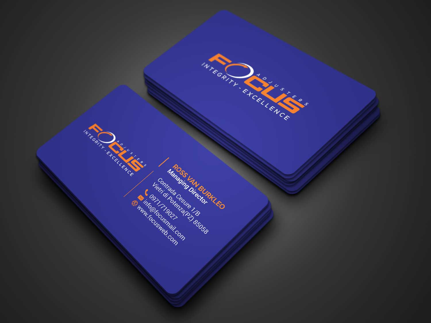 Design de Carte de Visite par R.design pour Fort Orange Claim Service, Inc. | Design #26534828