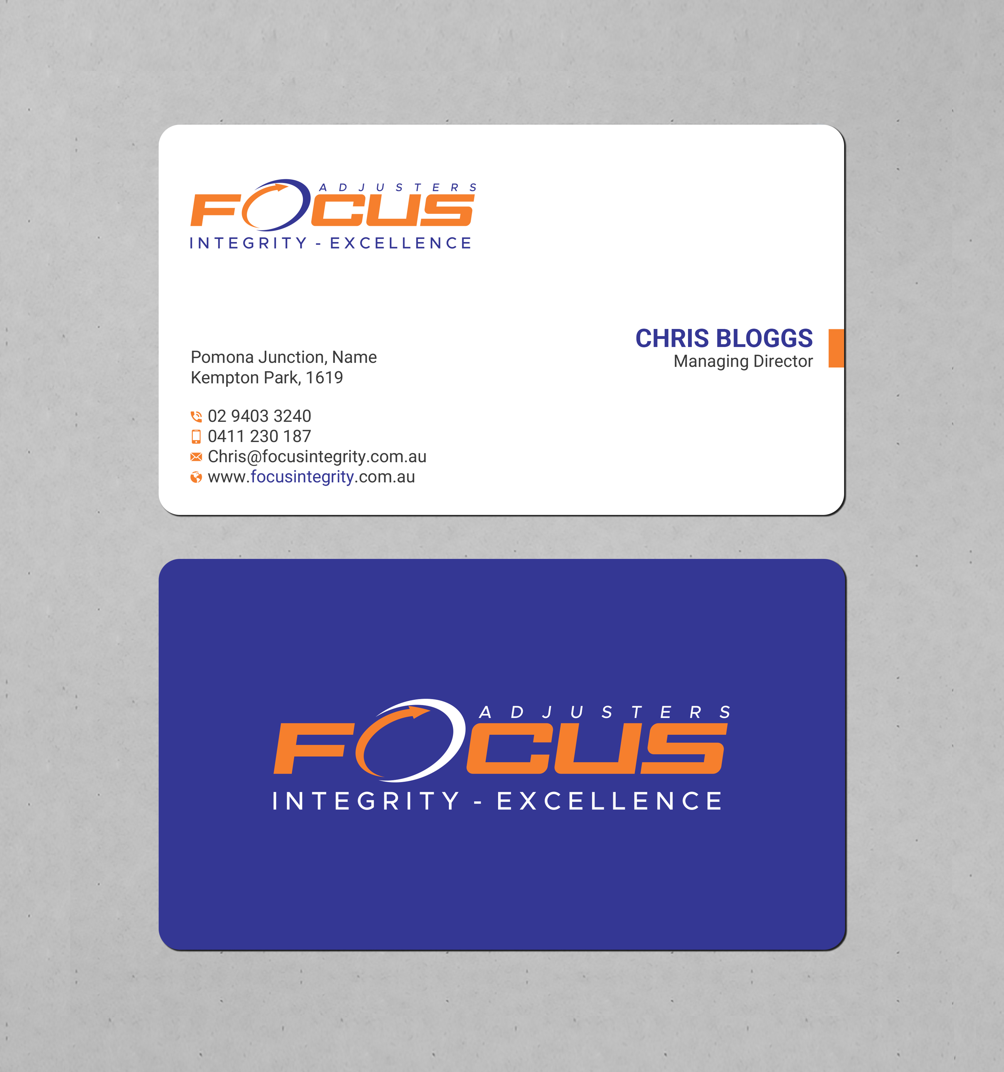 Design de Carte de Visite par Uttom 2 pour Fort Orange Claim Service, Inc. | Design #26533600