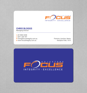 Business Card Design by Uttom 2 for Fort Orange Claim Service, Inc. | Design: #26533601