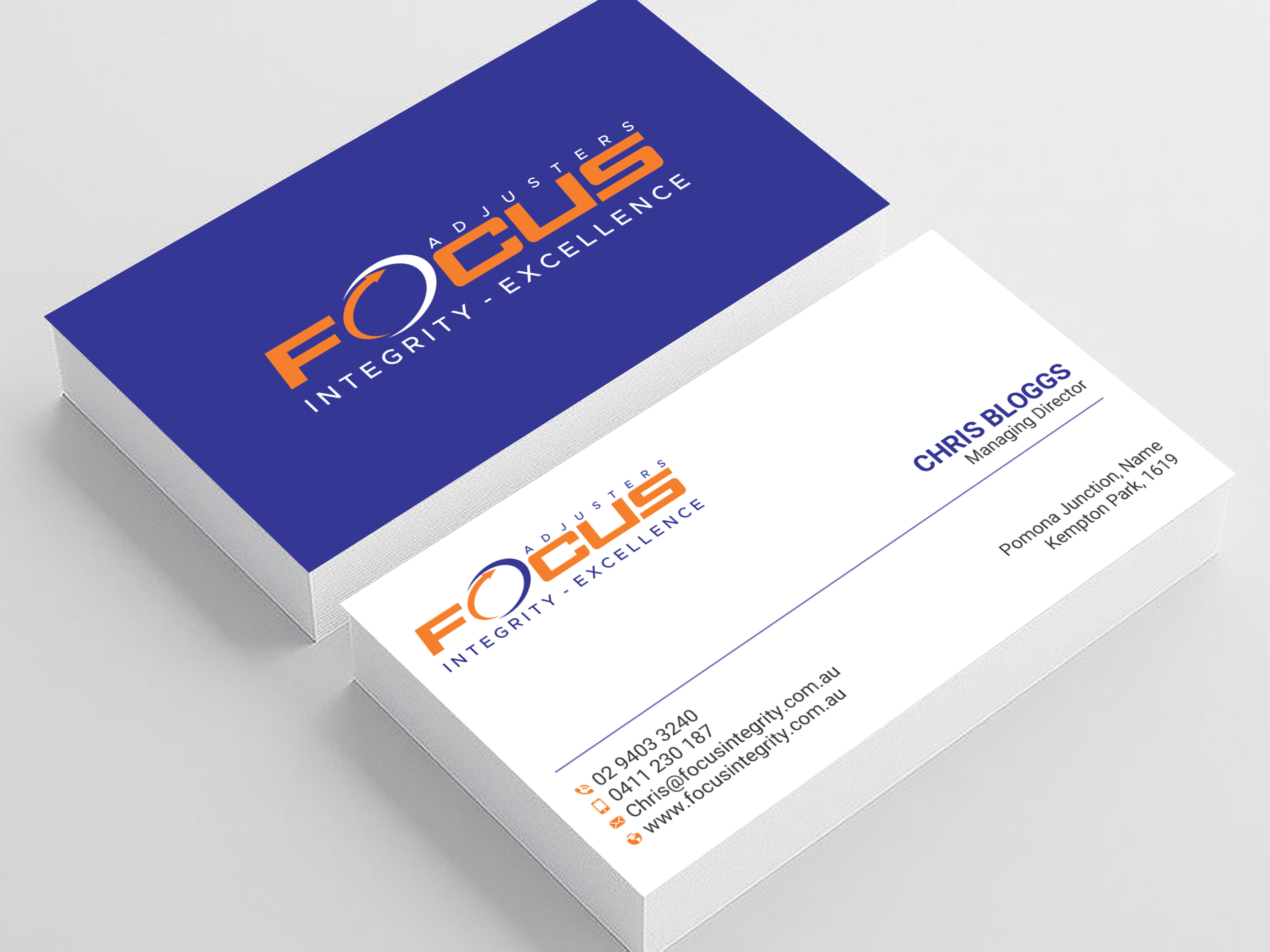 Design de Carte de Visite par Uttom 2 pour Fort Orange Claim Service, Inc. | Design #26533640