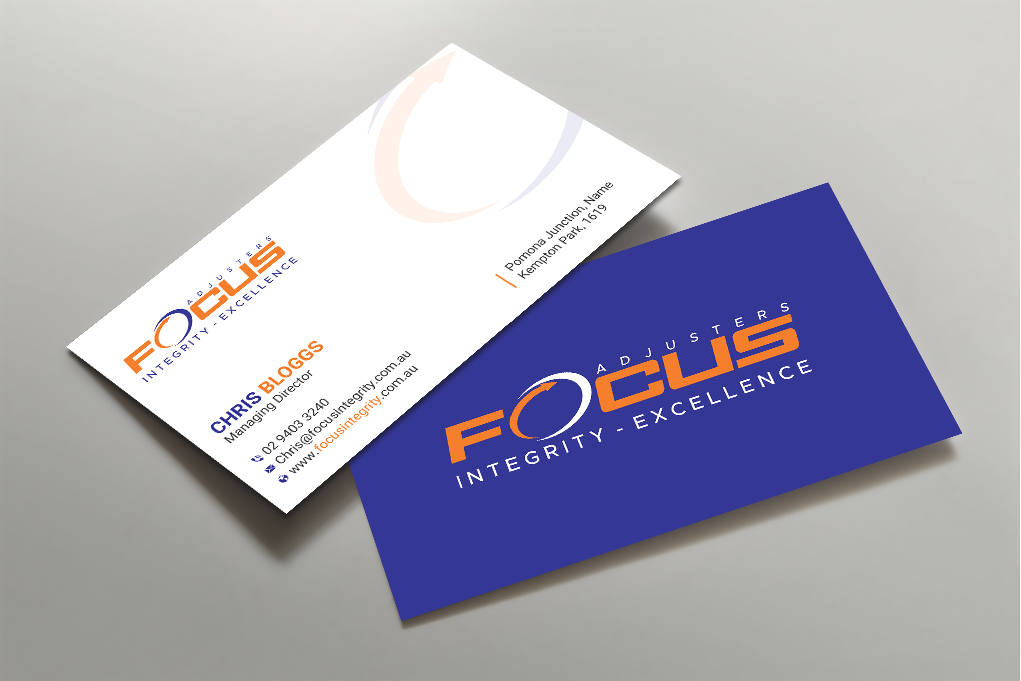 Design de Carte de Visite par Uttom 2 pour Fort Orange Claim Service, Inc. | Design #26537237