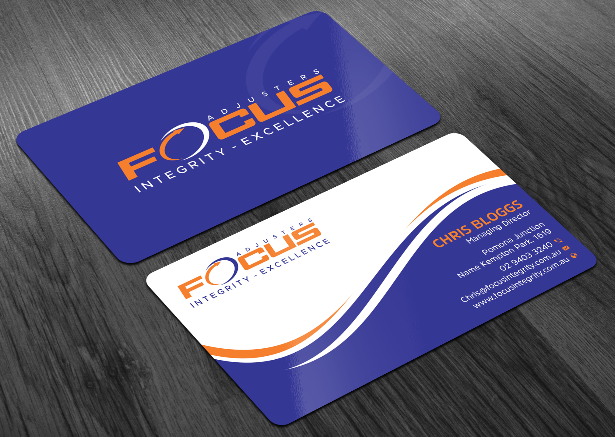 Design de Carte de Visite par Uttom 2 pour Fort Orange Claim Service, Inc. | Design #26540563